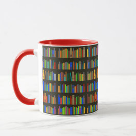 Taza Libros Librerías Diseño Café Mug