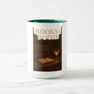 Taza Libros y bebidas Para el amante de las barras