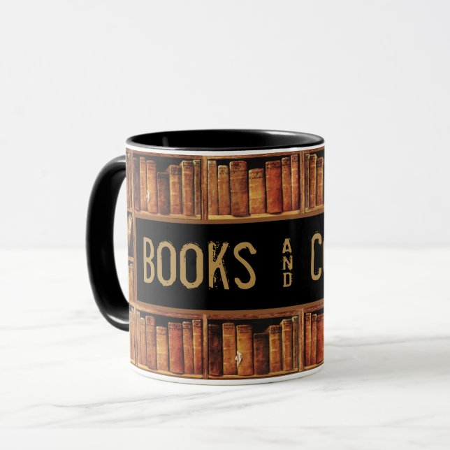 Taza Libros y café (Anverso izquierdo)