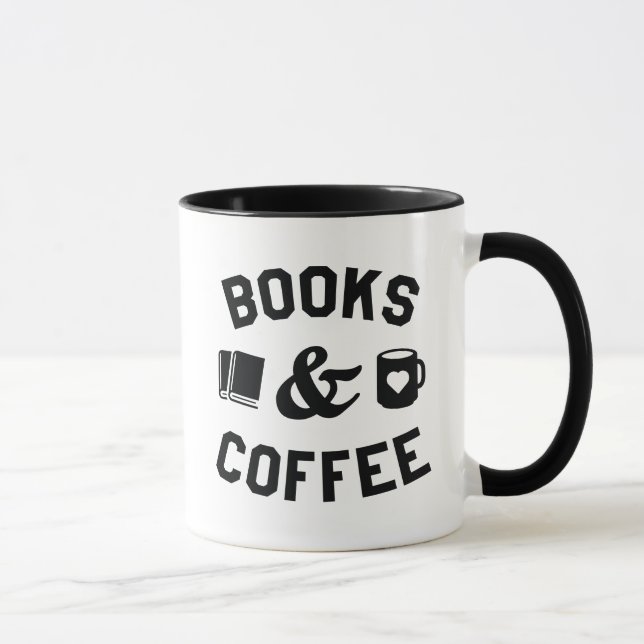 Taza Libros Y Café (Derecha)