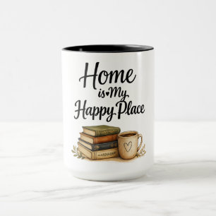 Taza Libros y Café - Libro Antiguo