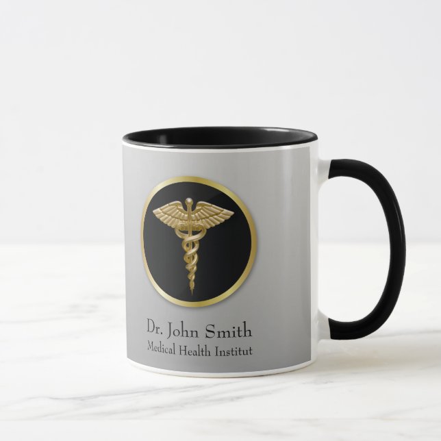 Taza Licenciado en medicina profesional Gold (Derecha)