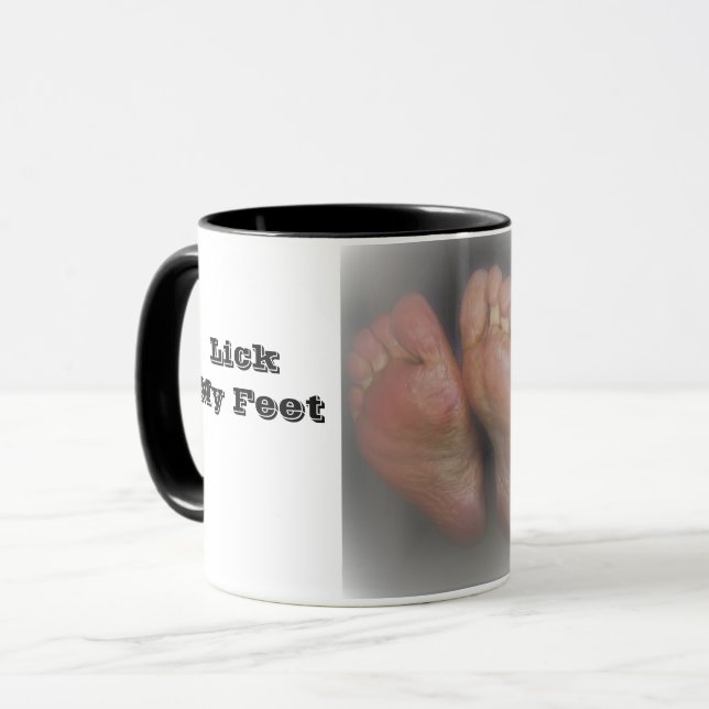 Taza Lick My Feet (Anverso izquierdo)