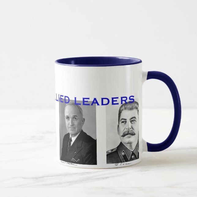 Taza Líderes aliados de la Segunda Guerra Mundial Mug* (Derecha)