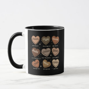 Taza Líderes inspiradores de la historia negra en conve
