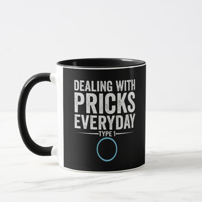Taza Lidiar con los trucos Diarios Diabetes Tipo 1 (Izquierda)