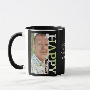 Taza Lienzo de foto de jubilación Jubilación personal