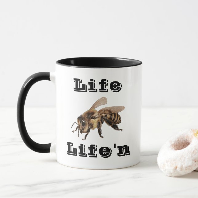 Taza "Life B Life"n" (Con donut)