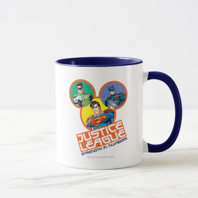 Taza Liga de Justicia "Fuerza en números" (Derecha)