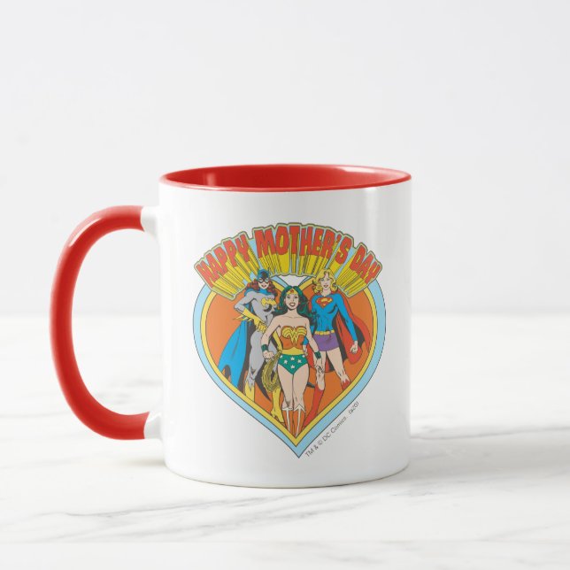 Taza Liga de la Justicia | Feliz Día de la Madre (Izquierda)