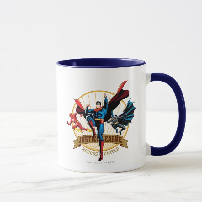 Taza Liga de la Justicia Heroes United (Derecha)