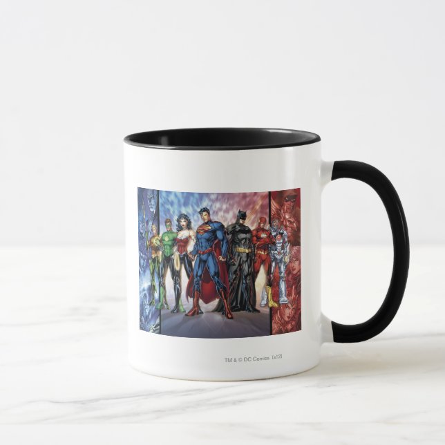 Taza Liga de la Justicia | Nueva línea 52 de la Liga de (Derecha)