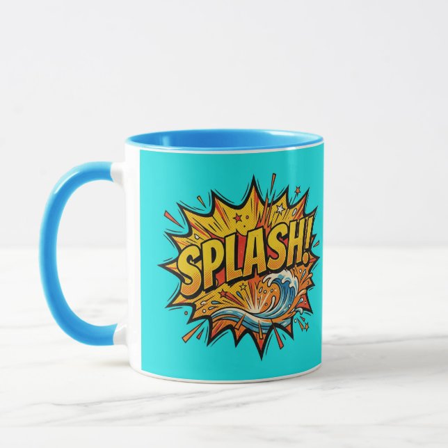 Taza Ligera Combinada de Cómic SPLASH (Izquierda)