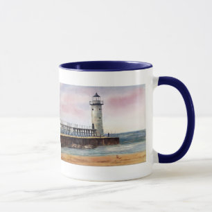 Taza ligera del norte de Manistee Pierhead