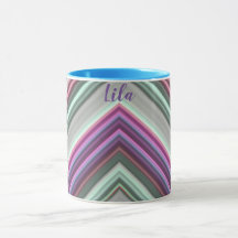 LILA ~ Mug personalizado ~ zany inusual