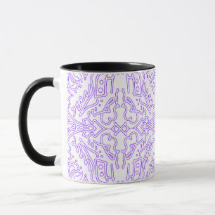 Taza Lila Nebulosa Mística
