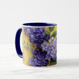 Taza lila púrpura