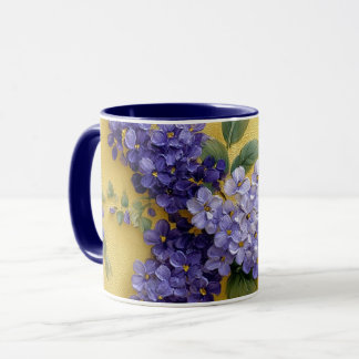 Taza lila púrpura