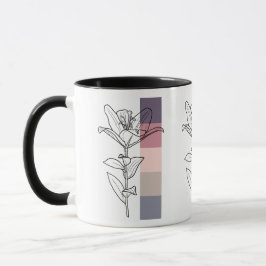 Taza Lily con paleta de colores