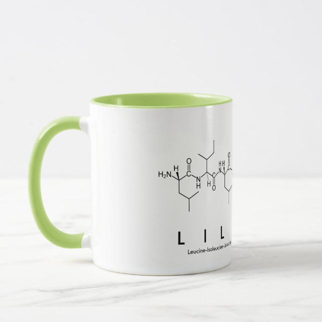 Taza Lily-May peptide name mug (Izquierda)