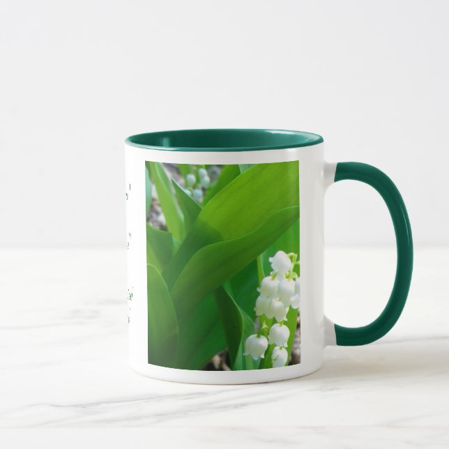 Taza Lily of The Valley Boda Mug (Derecha)