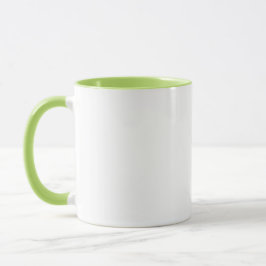 Taza Lima Verde Blanco Crujiente