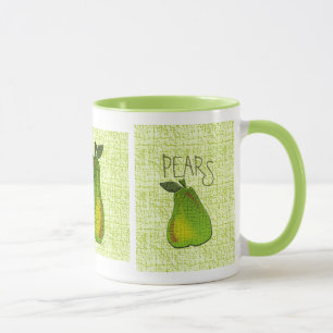 Taza Lime Pears texturizado