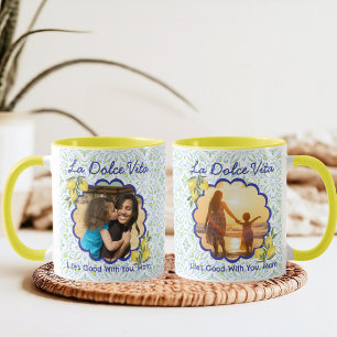 Taza Limones Italianos La Dolce Vita 2 Foto Día de la M