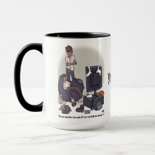 Taza Limpie su habitación Mug 15 oz