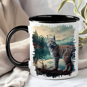 Taza Lince en Bosque Brumoso 