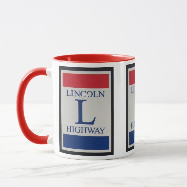 Taza Lincoln HIghway, US Route 30 (Izquierda)