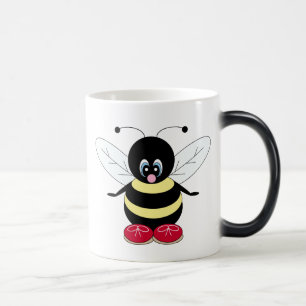 Taza linda del abejorro