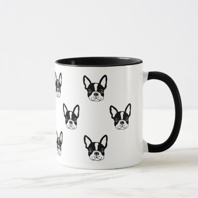 Taza linda del bulldog francés (Derecha)