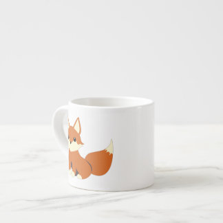 Taza linda del café express del amor del zorro