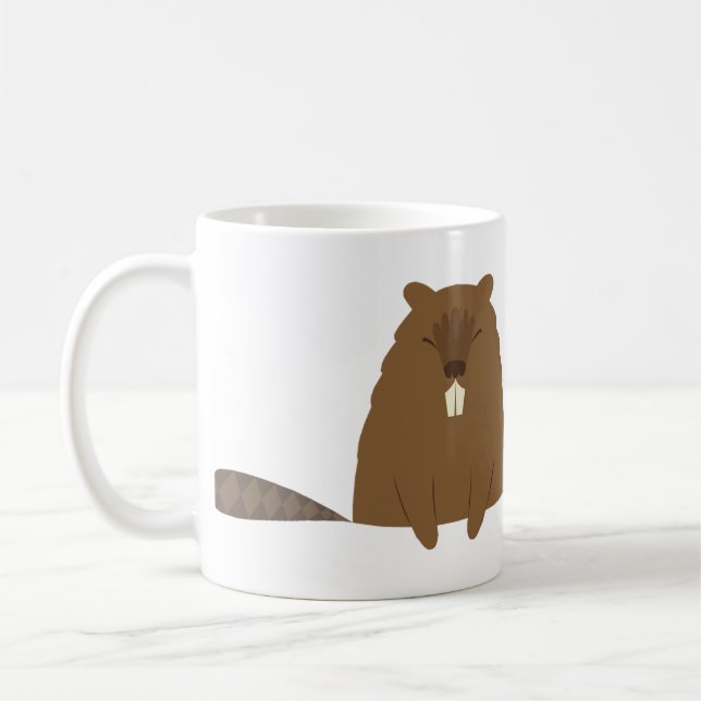 Taza linda del castor (Izquierda)