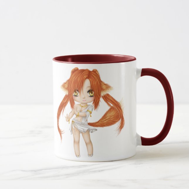 Taza linda del chica del Fox (Derecha)