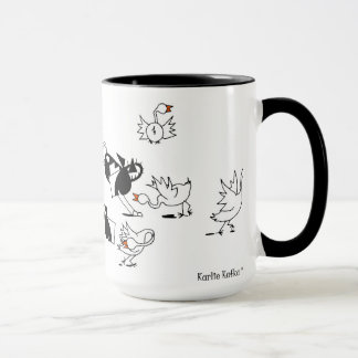 Taza linda del dibujo animado del caballo de la