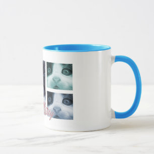 Taza linda del gatito