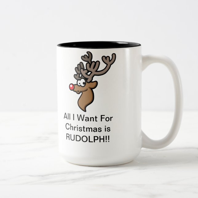 Taza linda del navidad para los cazadores de los (Derecha)