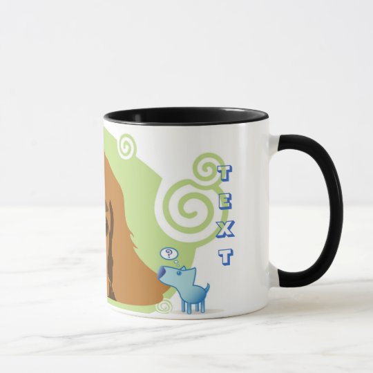 Taza linda del perro