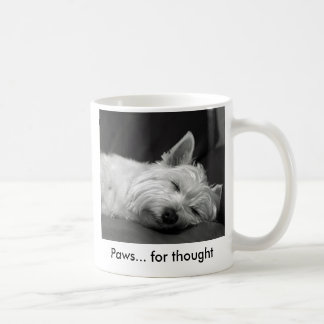 Taza linda del perro de Westie