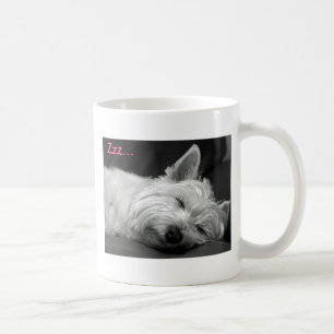 Taza linda del perro de Westie (montaña del oeste