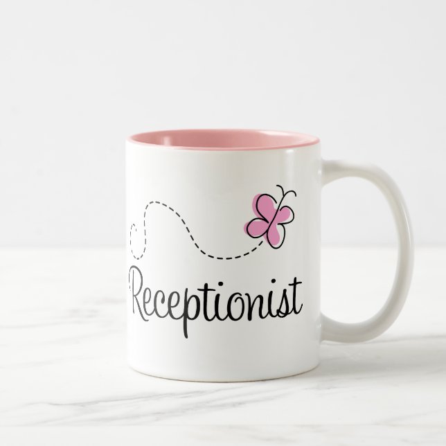 Taza linda del recepcionista (Derecha)