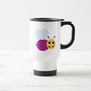 Taza linda del viaje de las abejas