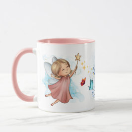 Taza Linda Hada Azul Todos los Deseos se Cumplen