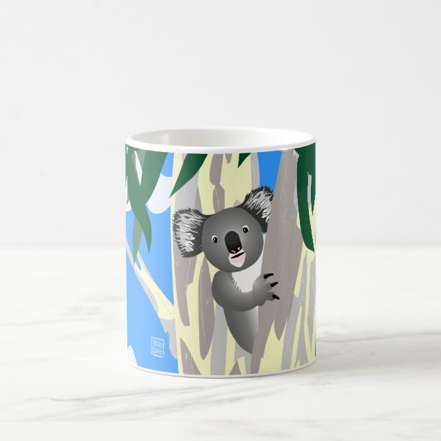 Taza linda y curiosa de Naturescope de la koala (Centro)