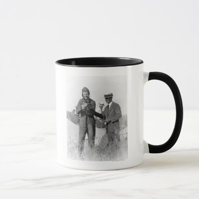 Taza Lindbergh y Wright - Avión nauseabundo (Derecha)