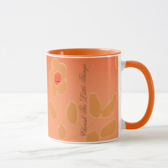 Taza Lindo acento floral pequeño (Derecha)