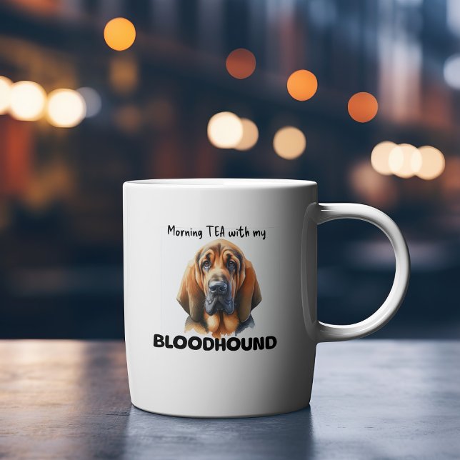 Taza Lindo Bloodhound Browns Morning Tea (Subido por el creador)