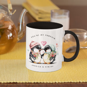 Taza Lindo Eres Mi Pingüino Parejas Personalizadas